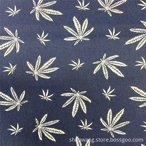 Customized Print Bengaline Woven Women Shirting Fabrics